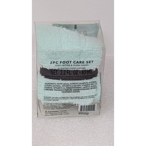 My Beauty Spot 2pc Foot Care Set Eucalyptus Scented Lotion & Plush Socks - Picture 2 of 2